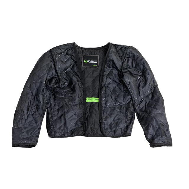 Kožená moto bunda W-TEC Mathal - 2. akosť - čierna