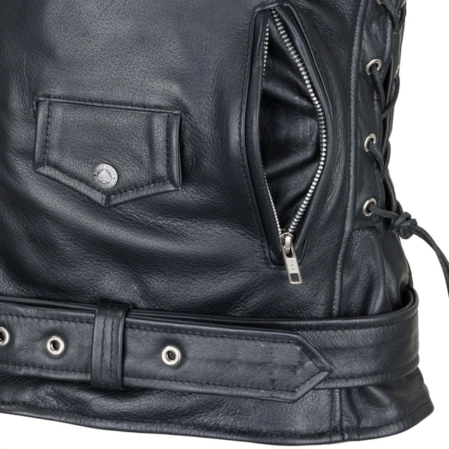 Kožená moto bunda W-TEC Perfectis - L