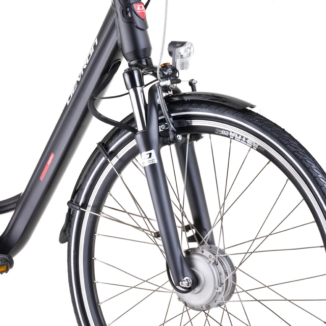Mestský elektrobicykel Devron 28124A 28" 4.0 - Black