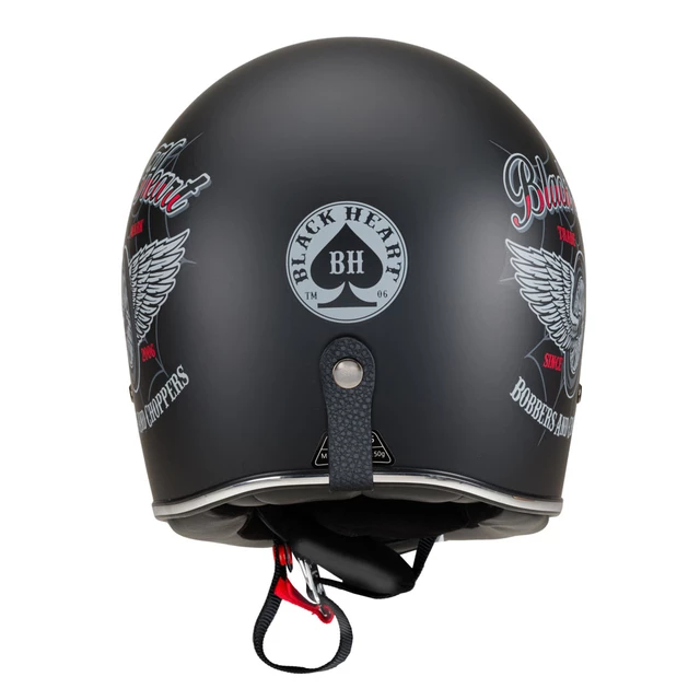 Moto prilba W-TEC Black Heart Retron s okuliarmi Dalhart - Angerwheel Silver