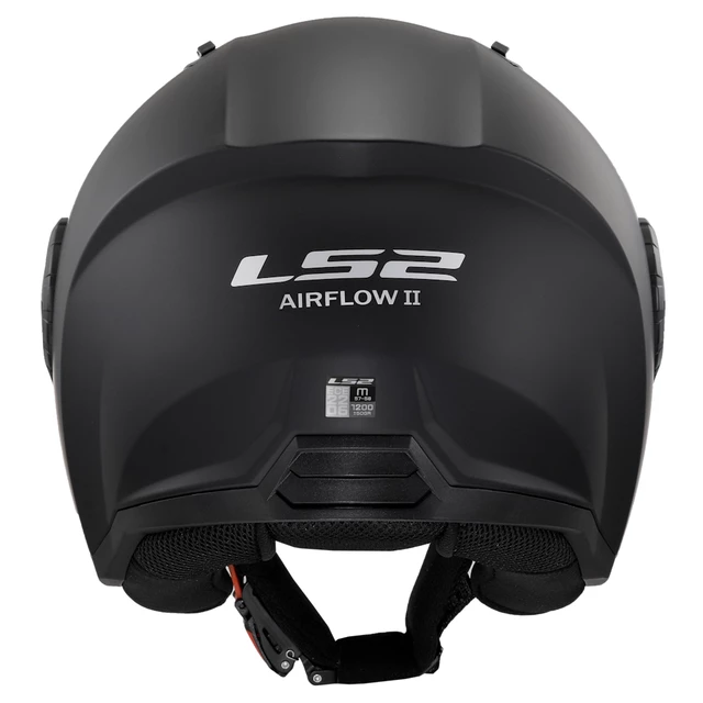 Moto prilba LS2 OF616 Airflow II Solid Matt Black