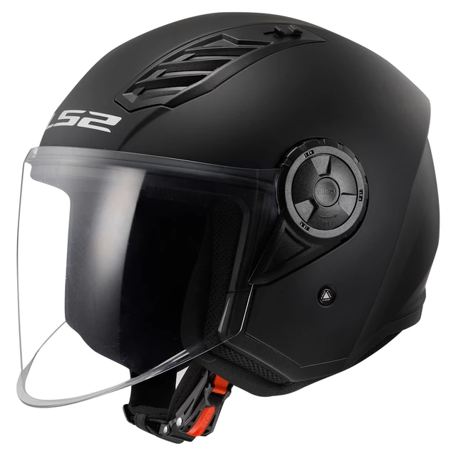 Moto prilba LS2 OF616 Airflow II Solid Matt Black