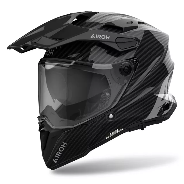 Moto prilba Airoh Commander 2 Carbon lesklá