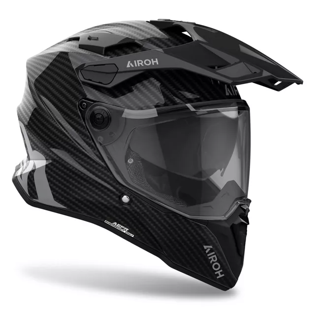 Moto prilba Airoh Commander 2 Carbon lesklá