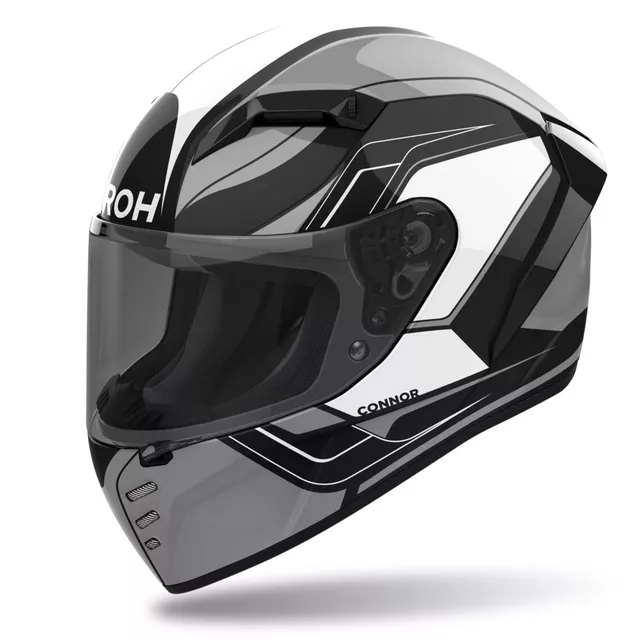 Moto prilba AIROH CONNOR Dunk lesklá čierna