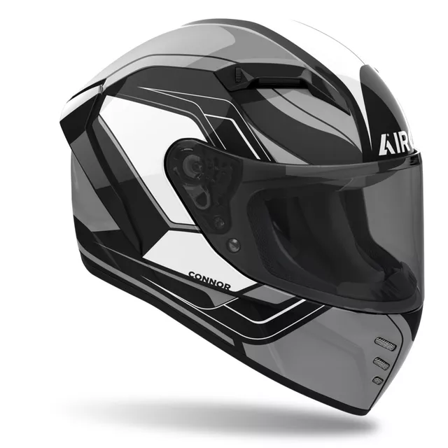 Moto prilba AIROH CONNOR Dunk lesklá čierna