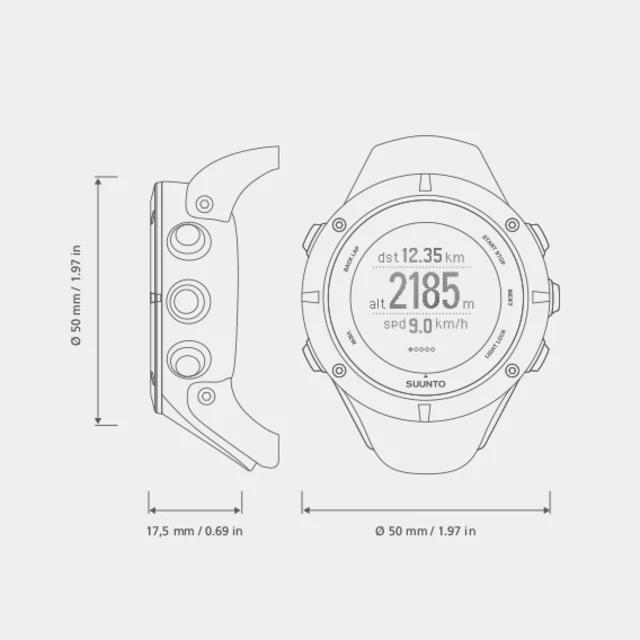 Športtester Suunto Ambit2 (HR)