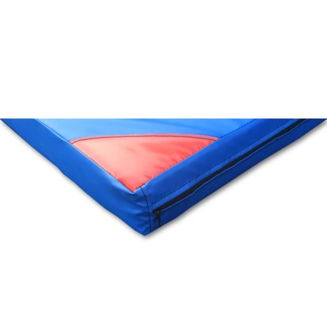 Protišmyková gymnastická žinenka inSPORTline Anskida T120 200x120x5 cm - čierno-modro-červená