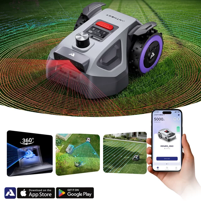 Robotická kosačka Anthbot M5 LiDAR (500 m²)