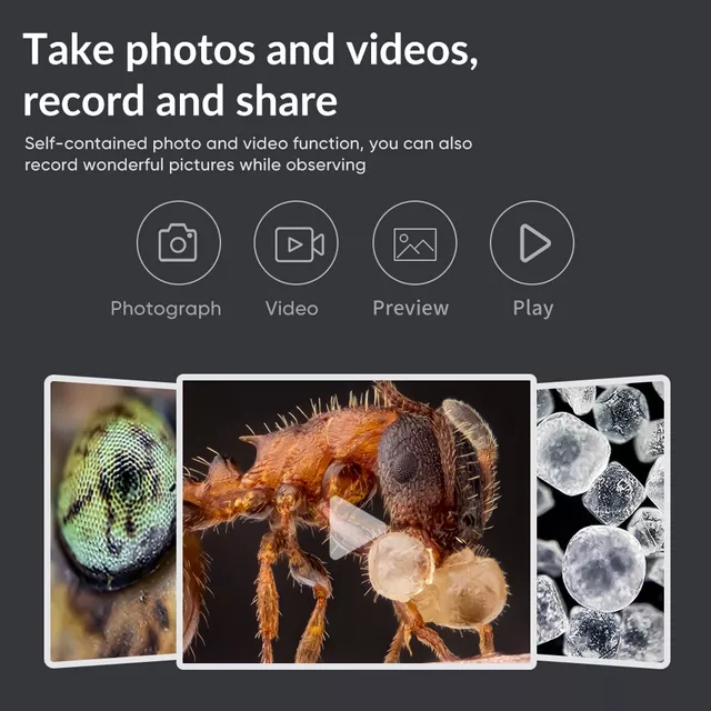 Digitálny mikroskop Apexel 400X-800X s LCD displejom