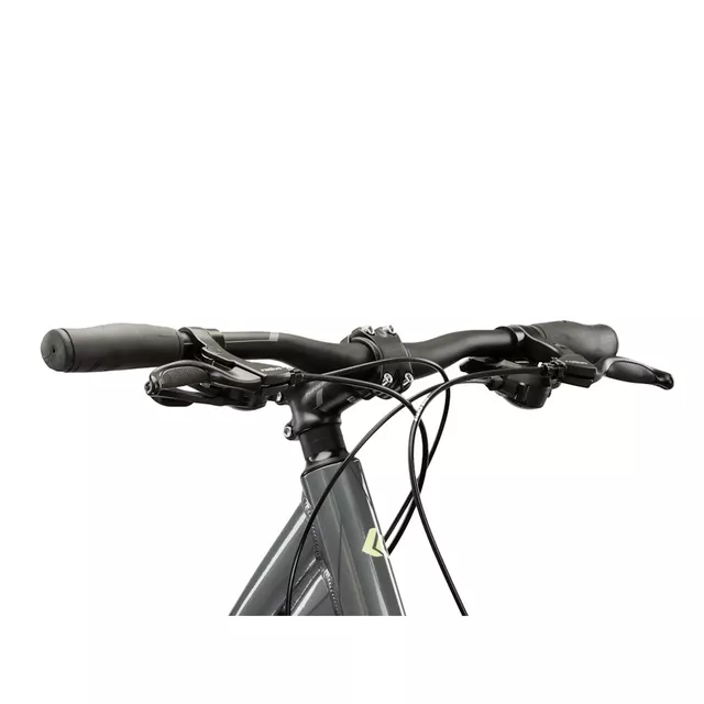 Dámsky crossový bicykel Kross EVADO 3.0 28" - model 2025 - šedá / zelená / lesk