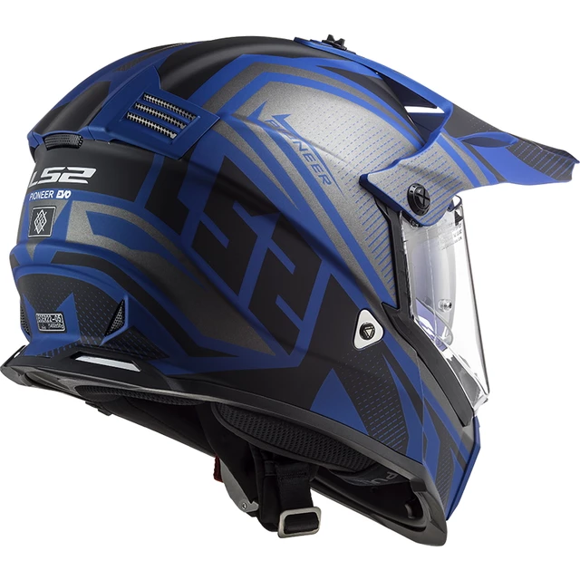 Moto prilba LS2 MX436 Pioneer Evo - Evolve Red White