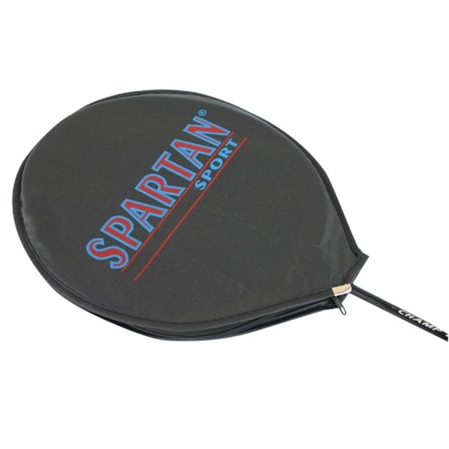 Badmintonová raketa SPARTAN DROP SHOT - červeno-bronzová