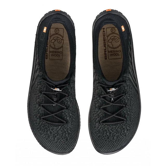 Dámske barefoot topánky Brubeck Merino - Black