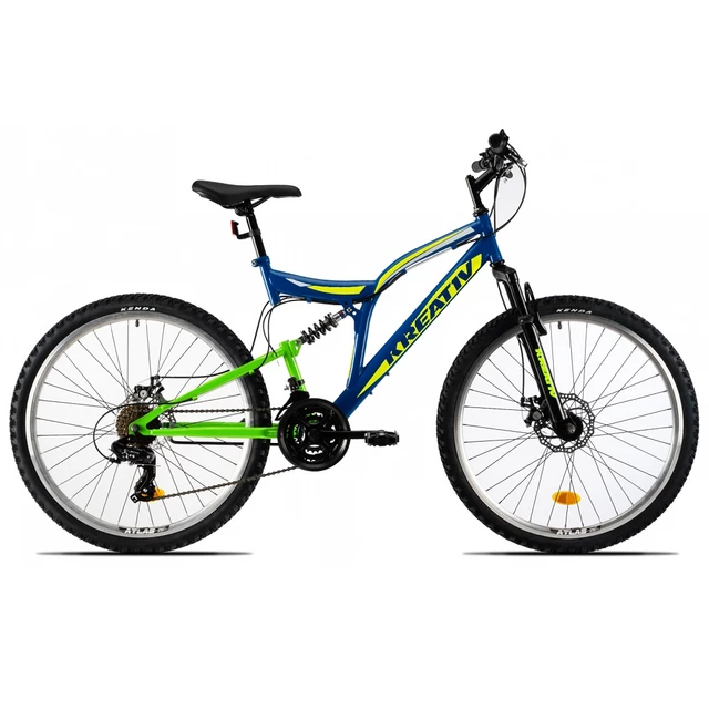 Celoodpružený bicykel Kreativ 2643 26" - model 2019 - 2.akosť - Black