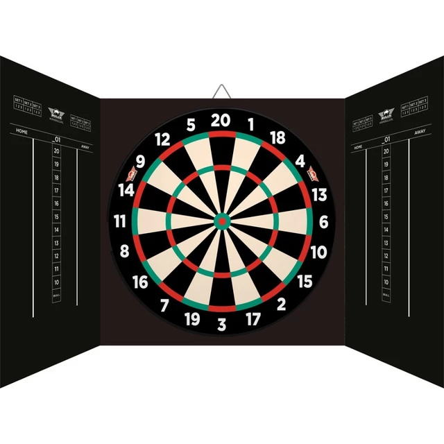 Skrinka s terčom Bull's Magnetic Paper Dartboard Cabinet Set