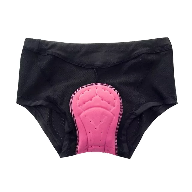 Dámske boxerky s gélovou vložkou inSPORTline Stradina - čierna