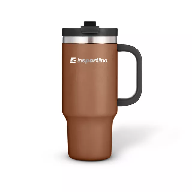 Termohrnček inSPORTline Natticino 470 ml - modrá - kávová
