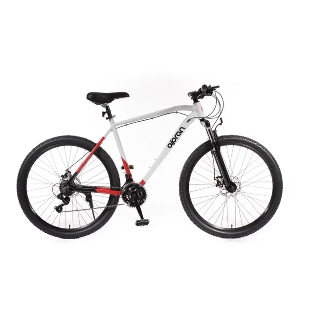Horský bicykel Olpran CANIS 27,5" - tmavo červená/čierna - šedá/tmavo červená