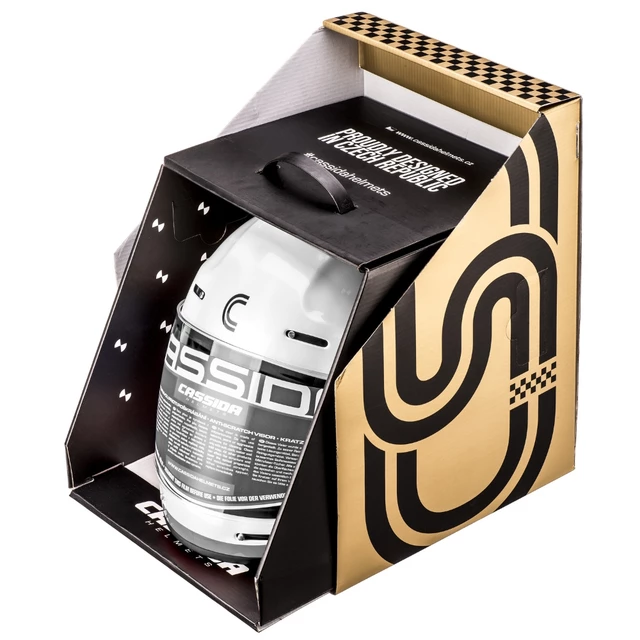 Moto prilba Cassida Fibre Super Hooligan čierna/metalická šedá
