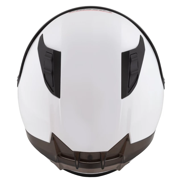 Moto prilba Cassida Aero Solid biela/čierna