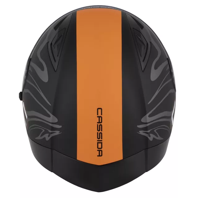 Moto prilba Cassida Orbit Multivers čierna matná/oranžová/šedá/biela