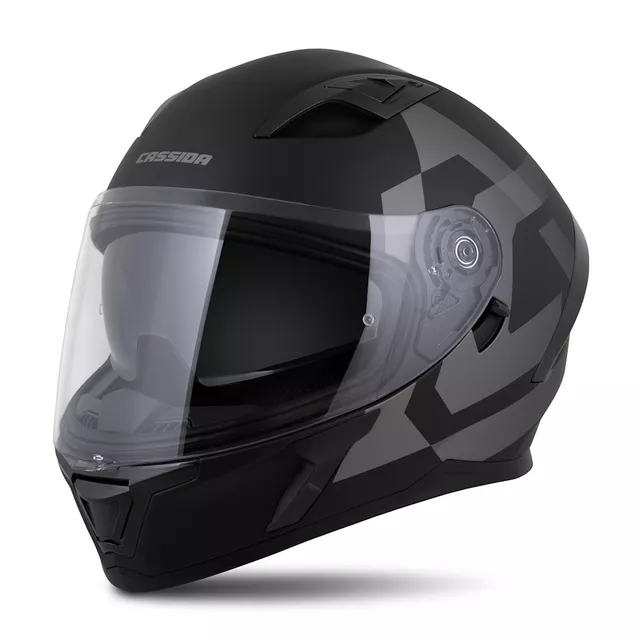 Moto prilba Cassida Orbit Grind čierna matná/šedá