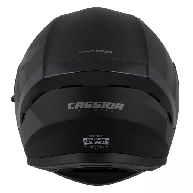 Moto prilba Cassida Orbit Grind čierna matná/šedá