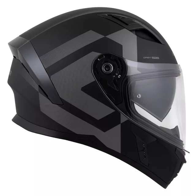 Moto prilba Cassida Orbit Grind čierna matná/šedá