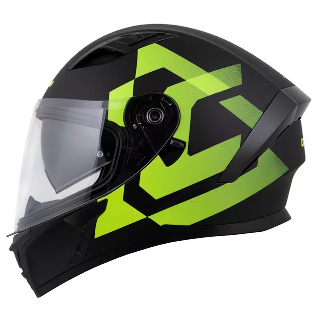 Moto prilba Cassida Orbit Grind čierna matná/žltá fluo