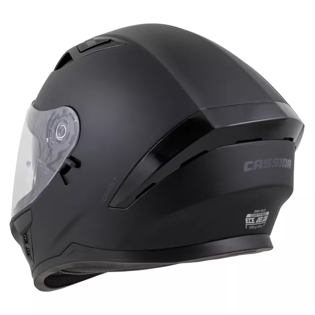 Moto prilba Cassida Orbit Solid čierna matná/čierna