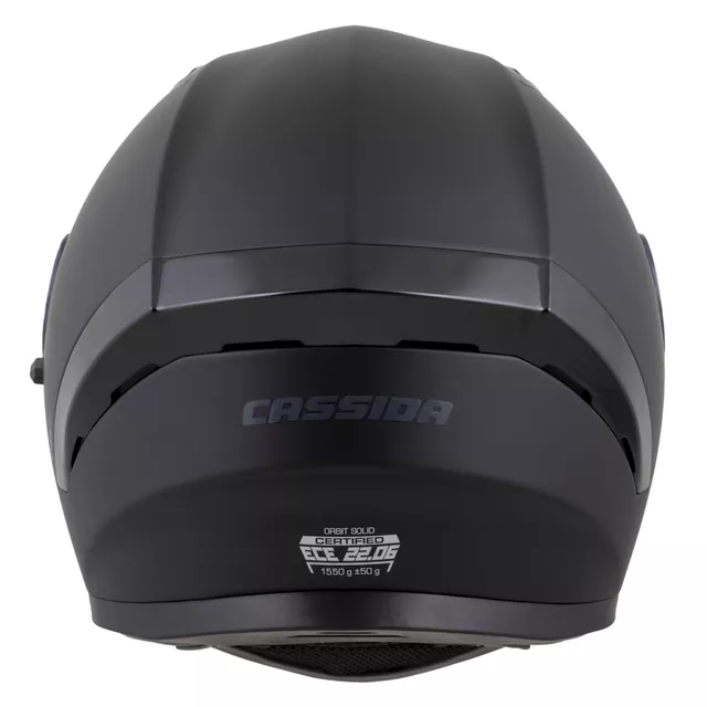 Moto prilba Cassida Orbit Solid čierna matná/čierna