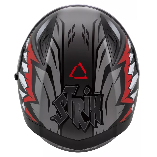 Moto prilba Cassida Orbit StriX červená/šedá/biela/čierna