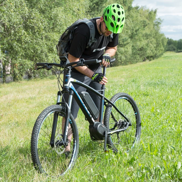 Cyklo rukavice W-TEC Bravoj - modro-čierna
