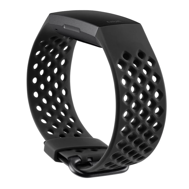 Náhradný remienok Fitbit Charge 3 Sport Band Black