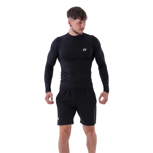 Pánské funkčné tričko Nebbia 328 - Black