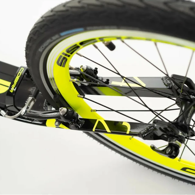 Kolobežka Crussis Cobra 4.2-1 čierno-žltá 26"/20"