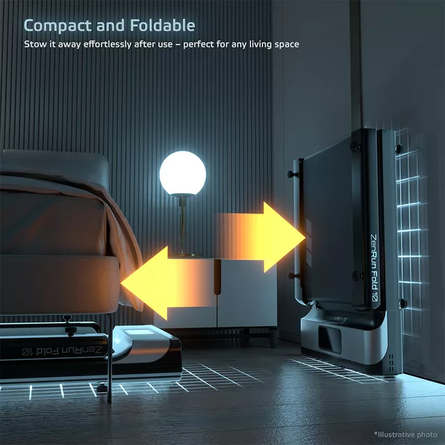 Skladací chodiaci pás inSPORTline ZenRun Fold 10