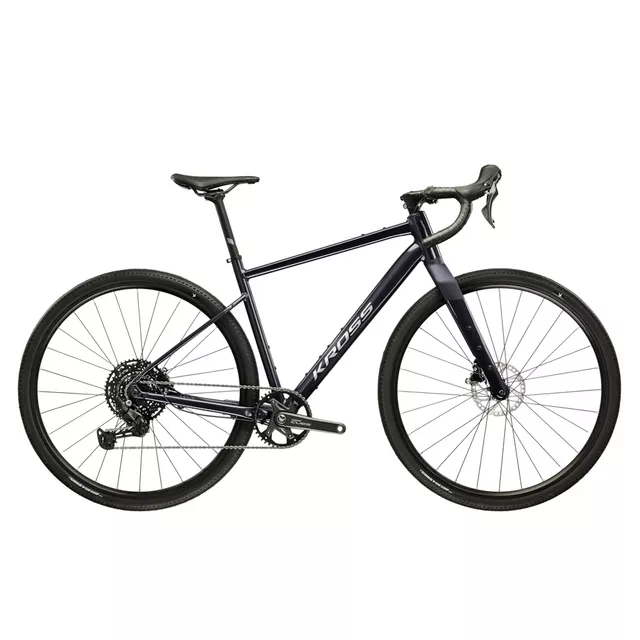 Gravel bicykel Kross Esker 2.0 28" - model 2026 - grafitová/biela/mat/lesk - námornícka modrá/biela/mat/lesk