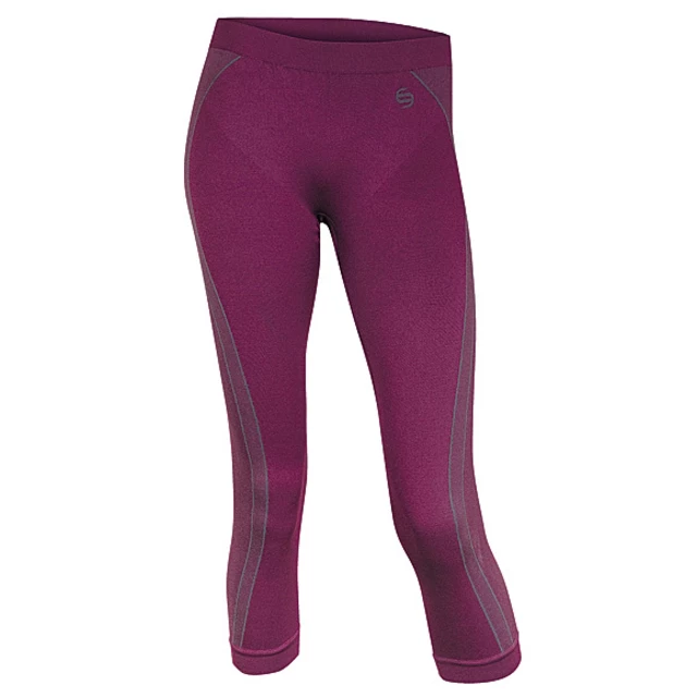 Dámske thermo 3/4 nohavice Brubeck FIT - fialová