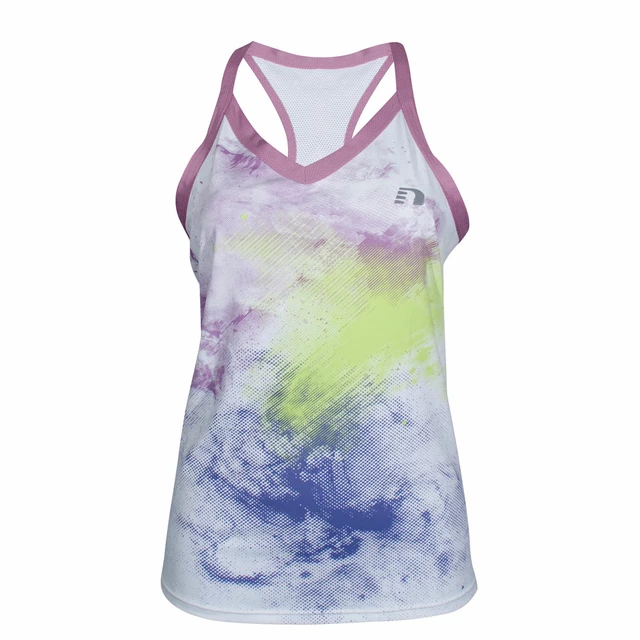 Dámske športové tielko Newline Imotion Print Tank - biela