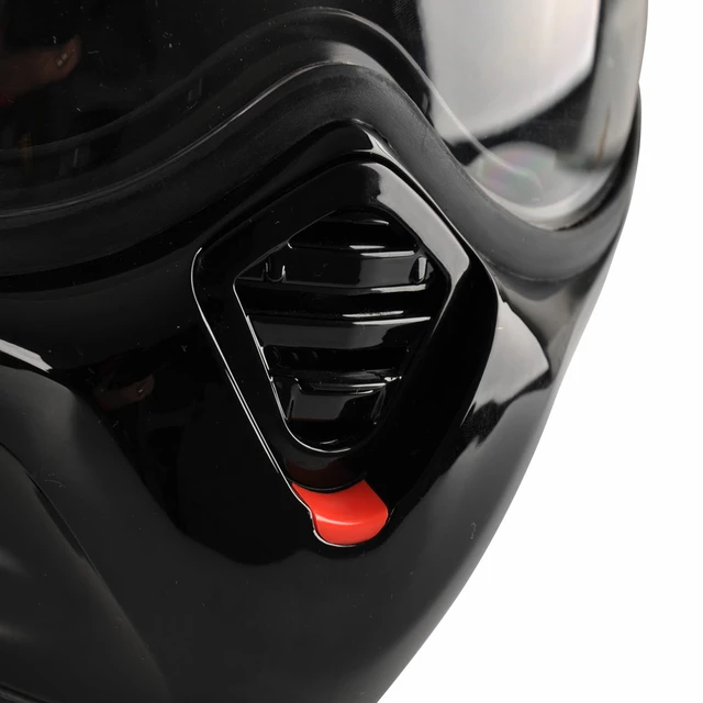 Preklápacia moto prilba ROOF Desmo Elico P/J - bielo-strieborná