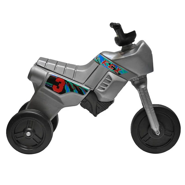 Odrážadlo Motorka Mini - modrá - strieborná