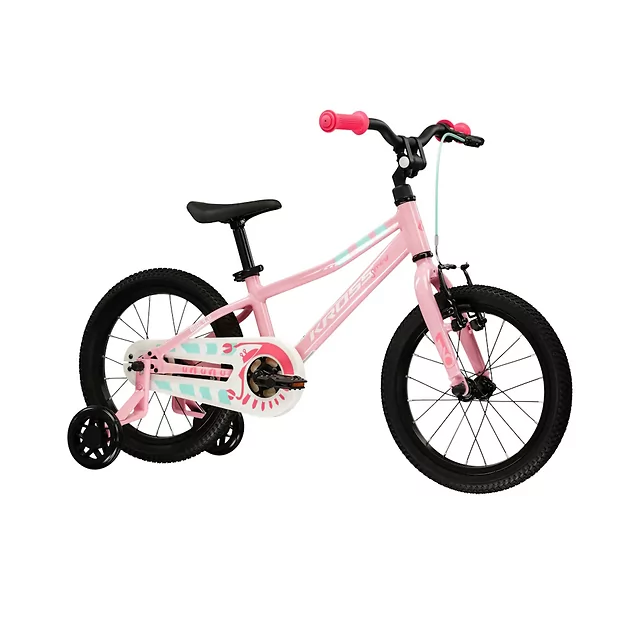 Detský bicykel Kross Mini 4.0 16" - model 2026 - ružová/biela/lesk