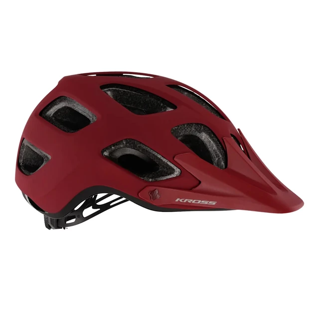Cyklo prilba Kross SENTIERO DLX - čierna - Red