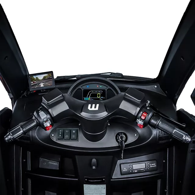 Elektrická trojkolka so strechou W-TEC Tukago - 25 km/h - červená