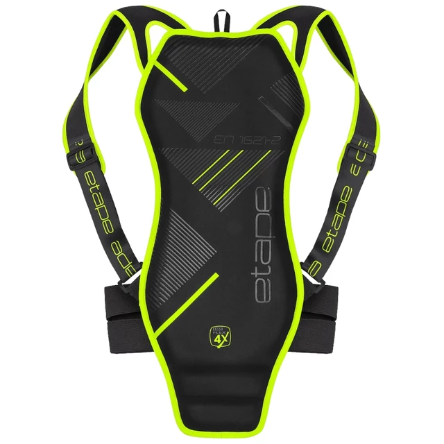 Chránič chrbtice Etape Spine - čierna-fluo žltá