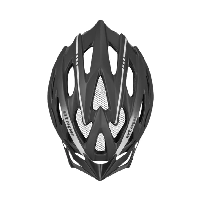 Cyklo prilba Etape Twister - čierna/červená mat