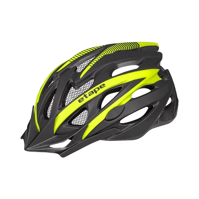 Cyklo prilba Etape Twister - čierna/červená mat