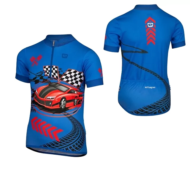 Detský cyklo dres Etape Rio - zelená - modrá